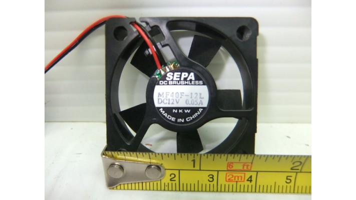 Sepa MF40F-12L ventilateur 12VDC